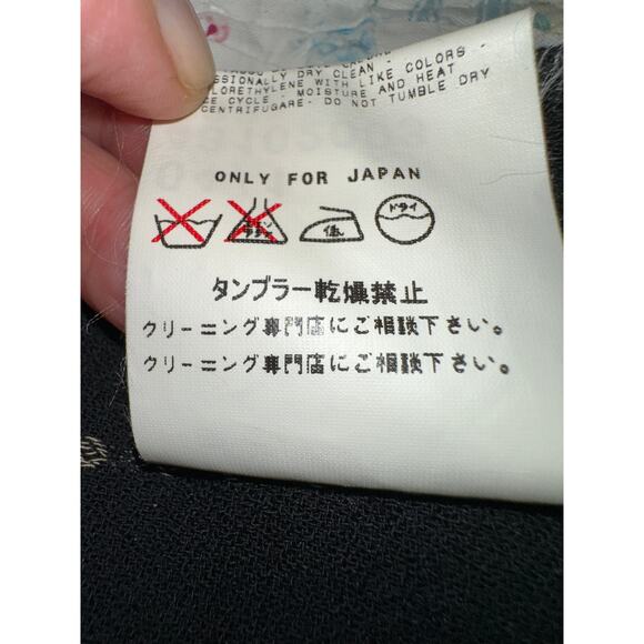 VINTAGE GIANFRANCO FERRE BLACK WOOL PANEL SKIRT ITALY 42 SIMPLE LUXURY! - Picture 5 of 9